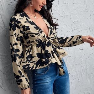 Long sleeve blouse